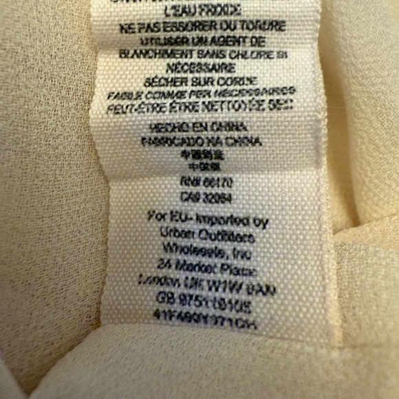 Free People Penny Lane Dress Boho Mini Peasant Shift Floral Chiffon Size XS - Picture 10 of 11